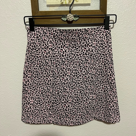⚡️Topshop mini skirt pink leopard⚡️ - Picture 1 of 4